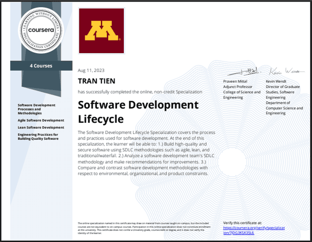 Software Development Lifecycle